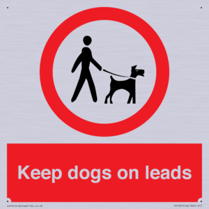 Keep dogs on leads